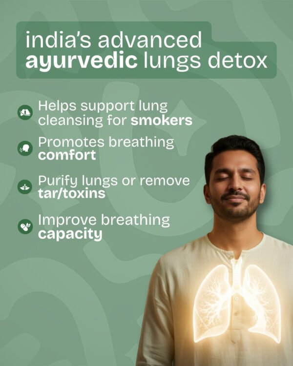 Navatha Aswas Lungs Detox Capsule - Best Ayurvedic Lung Support Supplement